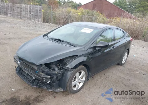 2013 Hyundai Elantra Gls from USA, damaged, VIN 5NPDH4AE9DH378077